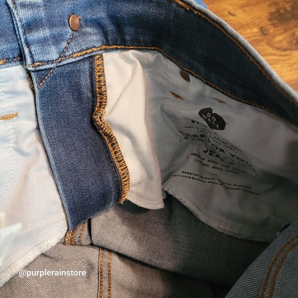 Madewell Jeans Size 28 Stovepipe High Rise Tummy Control Leman Wash MB466 - Picture 4 of 13